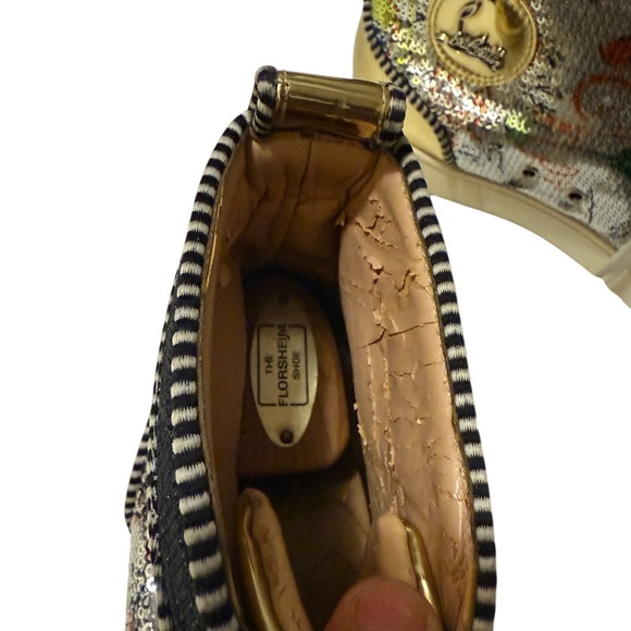 Christian Louboutin,Shoes Multicolor Sequin HighTop Sneakers, some sign of wear - Picture 10 of 14